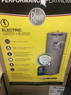 RHEEM Water heater NEW