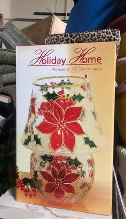 Holiday home candle lamp