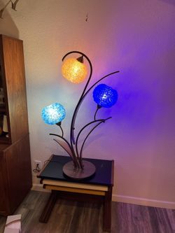 MCM Spaghetti Shade Lamp