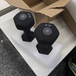 2, 8 and 10 Lbs Dumbbells For Sale 