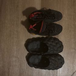 Size 6 Jordans,, Size 7.5 Slides $45 For Both