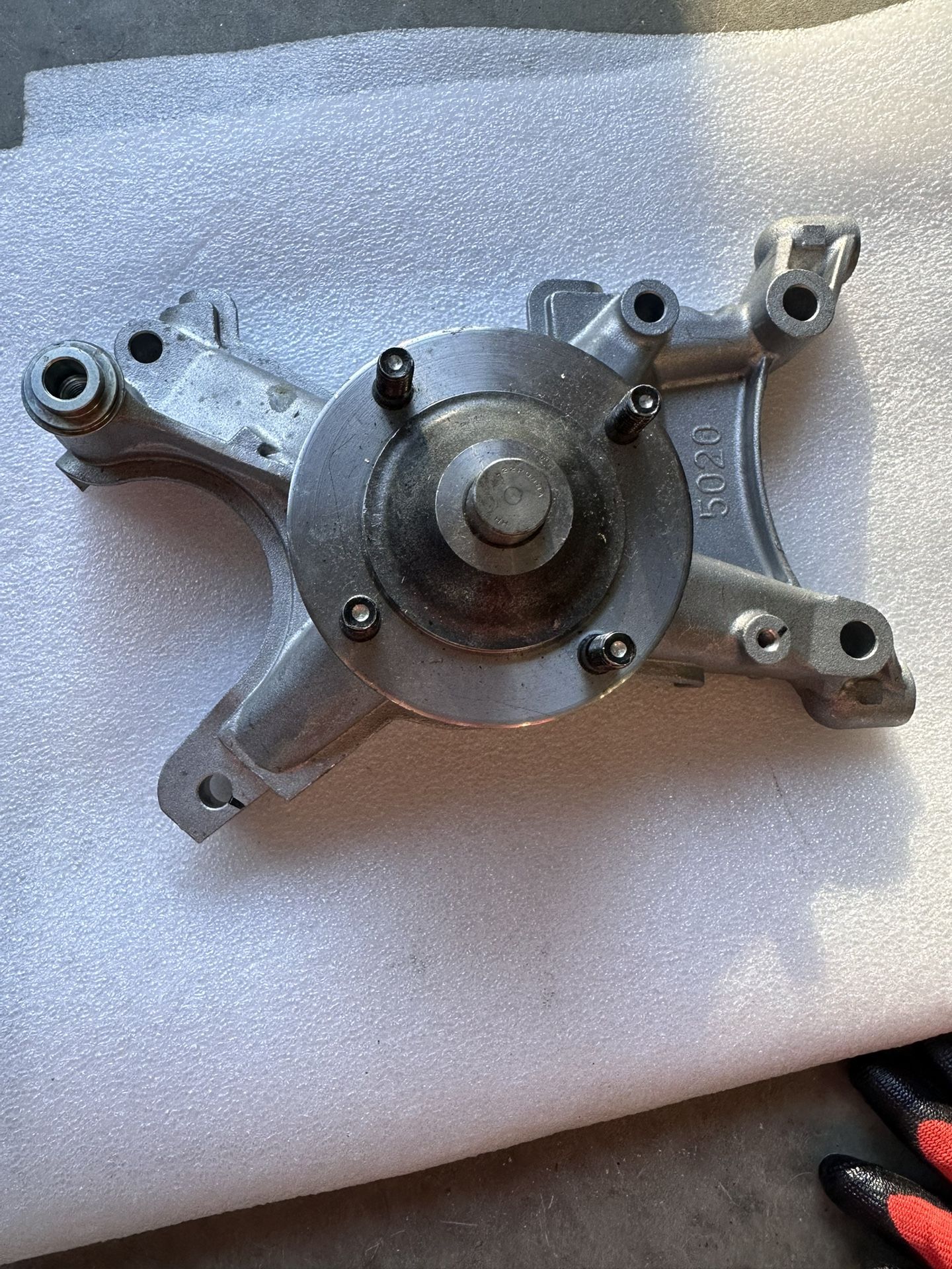 NewYall Engine Cooling Fan Idler Pulley Water Pump Bracket for Lexus GX470 03-09, LS400 90-00, LX470 98-07, Toyota 4Runner 03-09, Land Cruiser 98-07,