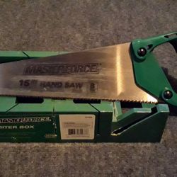 MASTERFORCE 15" HAND SAW & MITER BOX