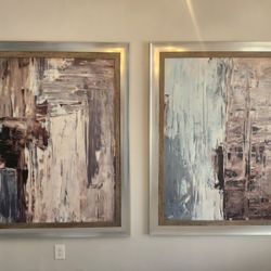 Large Modern  Abstract Painting 62"x48"