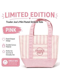 Trader Joe’s pink mini tote -$10