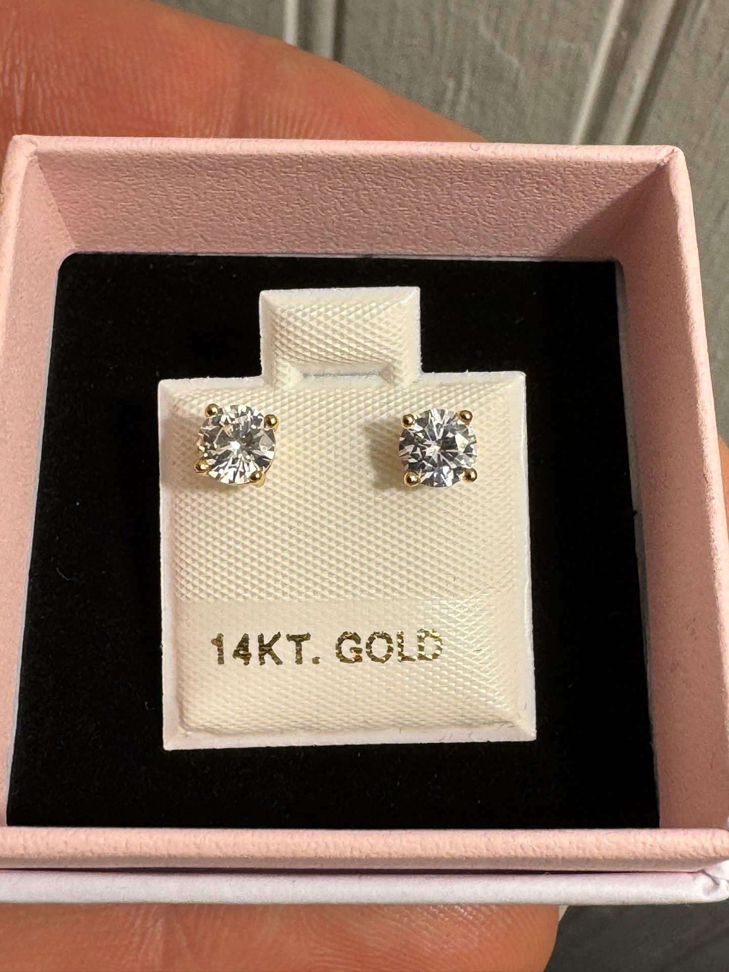 Pandora Gold Diamond Earrings