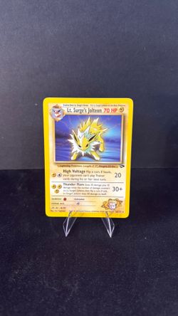 Lt. Surge's Jolteon 28/132 1st Edition Gym Challenge Rare Pokemon