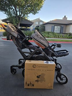 Contours Curve Double Stroller with Sit & Boogie