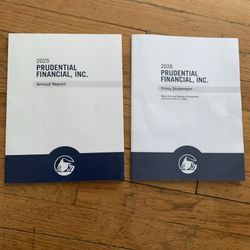 2025 Prudential Financial, Inc. Annual Report & 2026 Proxy Statement