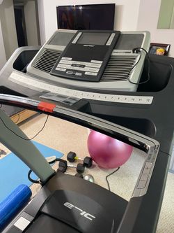 Treadmill, rowing machine, elliptical machine and  Piano
