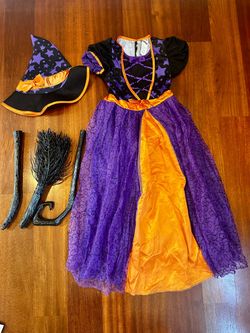 Witch Halloween Costume (Age 8-10)