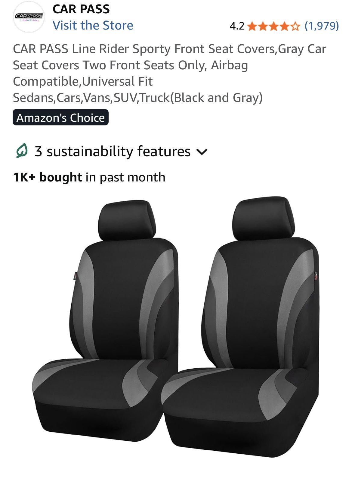 Carpass 3 tone seat covers never used .