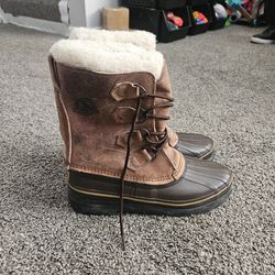 Sorel Eddie Bauer Edition Winter Snow Boots Women’s 10 Wool Lined