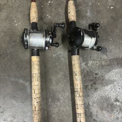 2 Shakespeare Skip 2000A Reels And Rods