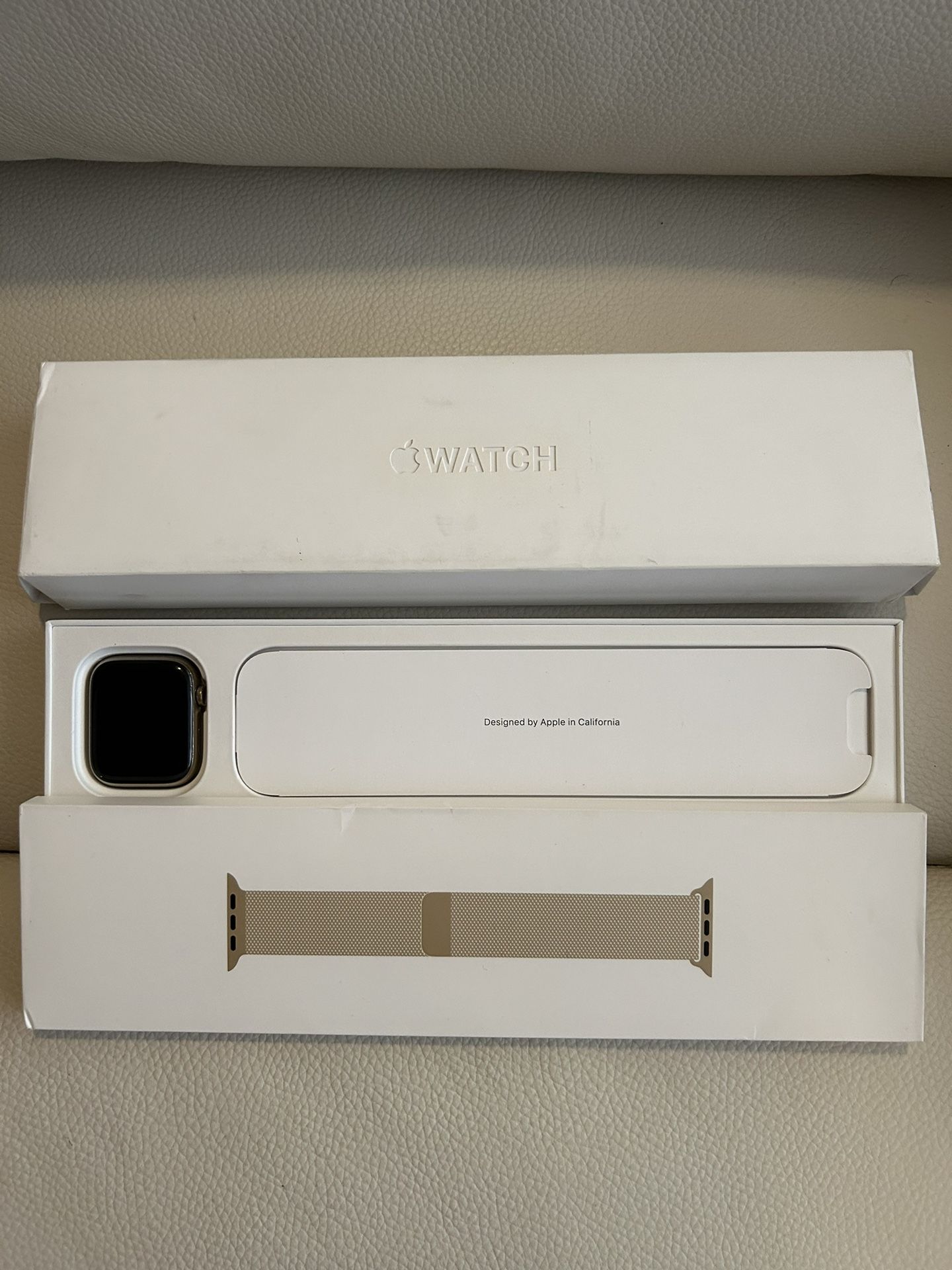 Apple Watch Series 7 Gold Stainless Steel 45mm