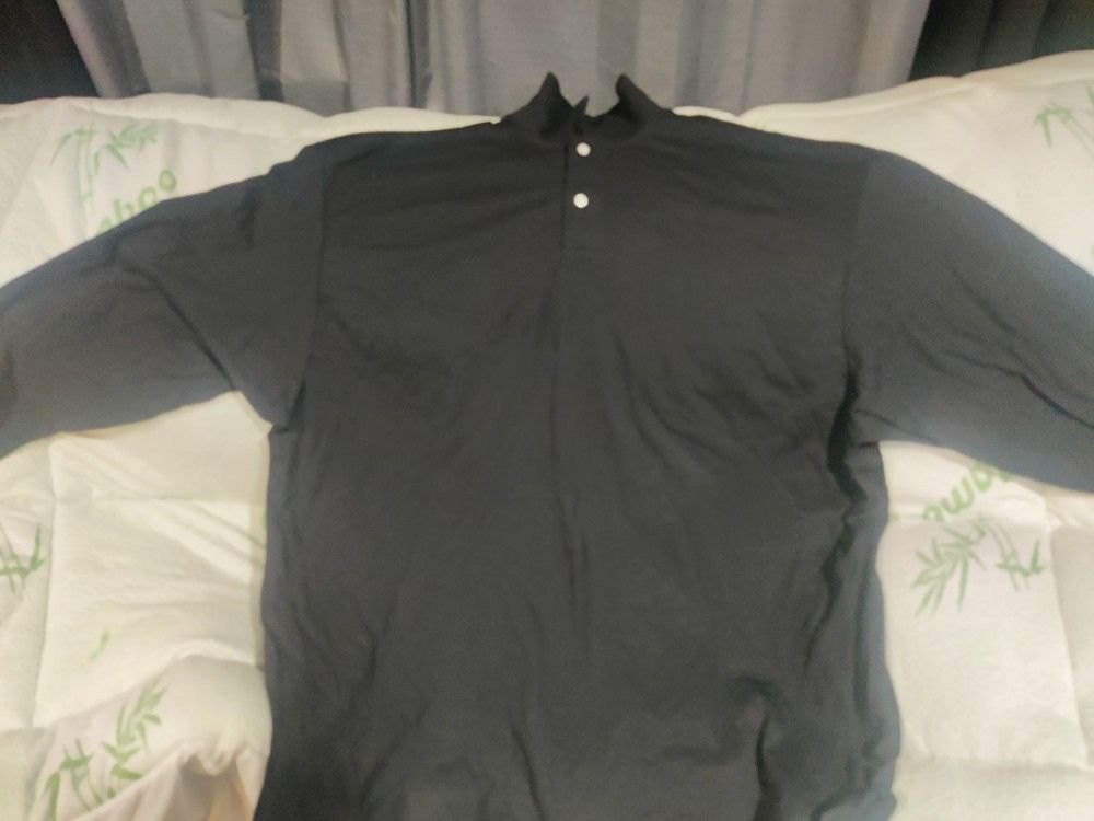 2- 2XL Long Sleeve Polo Shirt