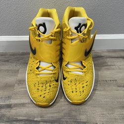 Nike KD 14 TB Promo Size 15 Amarillo Black Basketball Sneakers DM5040-700