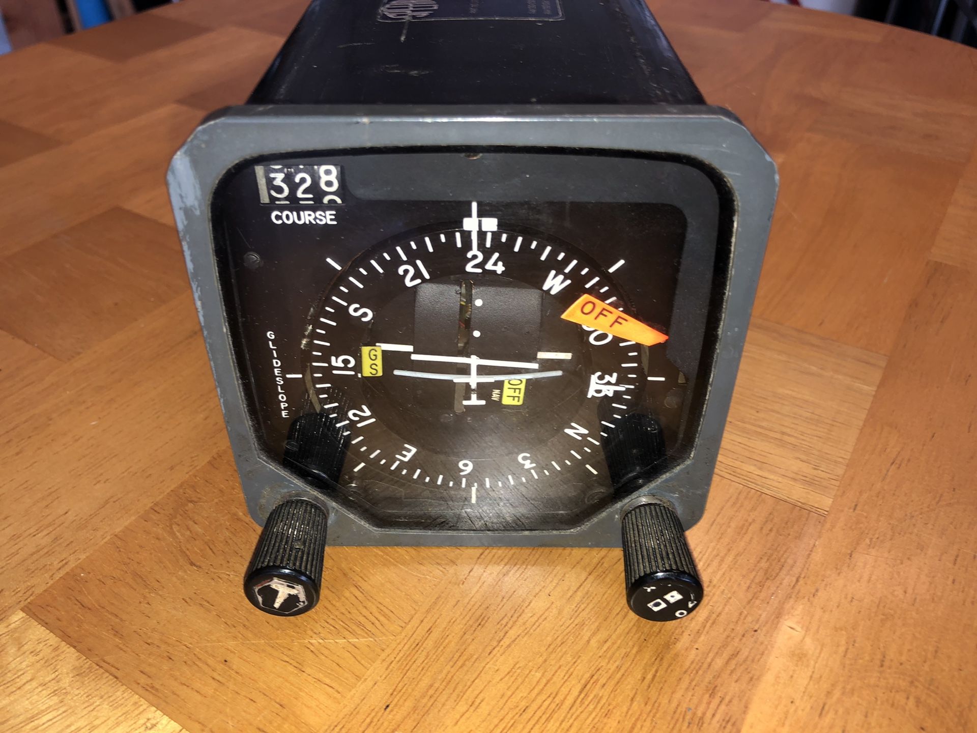 Sperry MHR-4B Pictorial Deviation Indicator. Condition is Used This was purchased in Normandy France It is untested sold “as is” please see photos