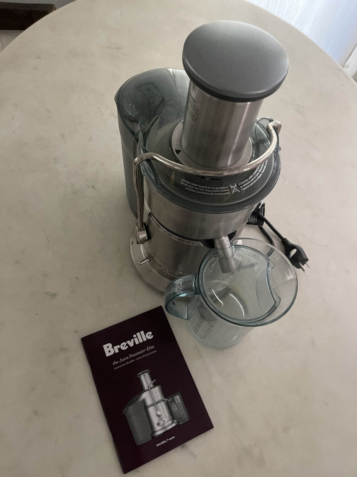 Breville juice fountain plus
