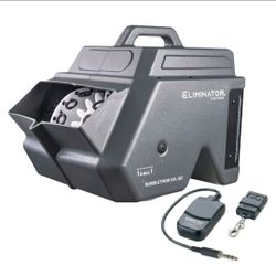Eliminator Lighting BUBBLETRON EXL GO Powered Portable Bubble Machine
