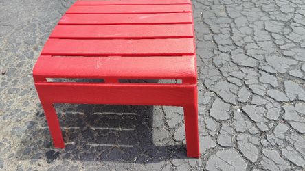 Foot Rest Plastic Outdoor Or Indoor