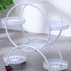 Flower Stand, Iron, Gardening, Shelf, Potted Plants, Bonsai, Planter Stand, Veranda, Entrance Room, Garden Rack, Flower Stand, Iron