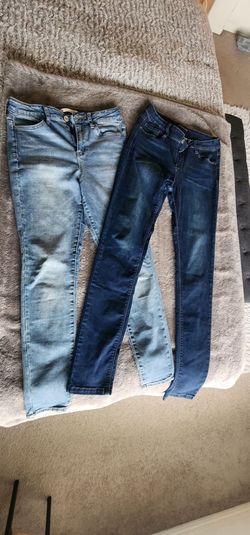 2 pair juniors jeans size 9