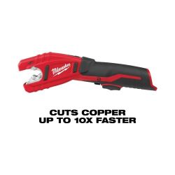 M12 12V Lithium-Ion Cordless Copper Tubing Cutter with 3.0 Ah Battery Pack (2-Pack)