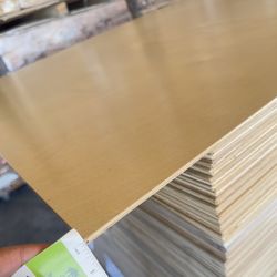 Plywood White Birch 1/4”x4’x8’ D/E UV Coat 1 Side $21
