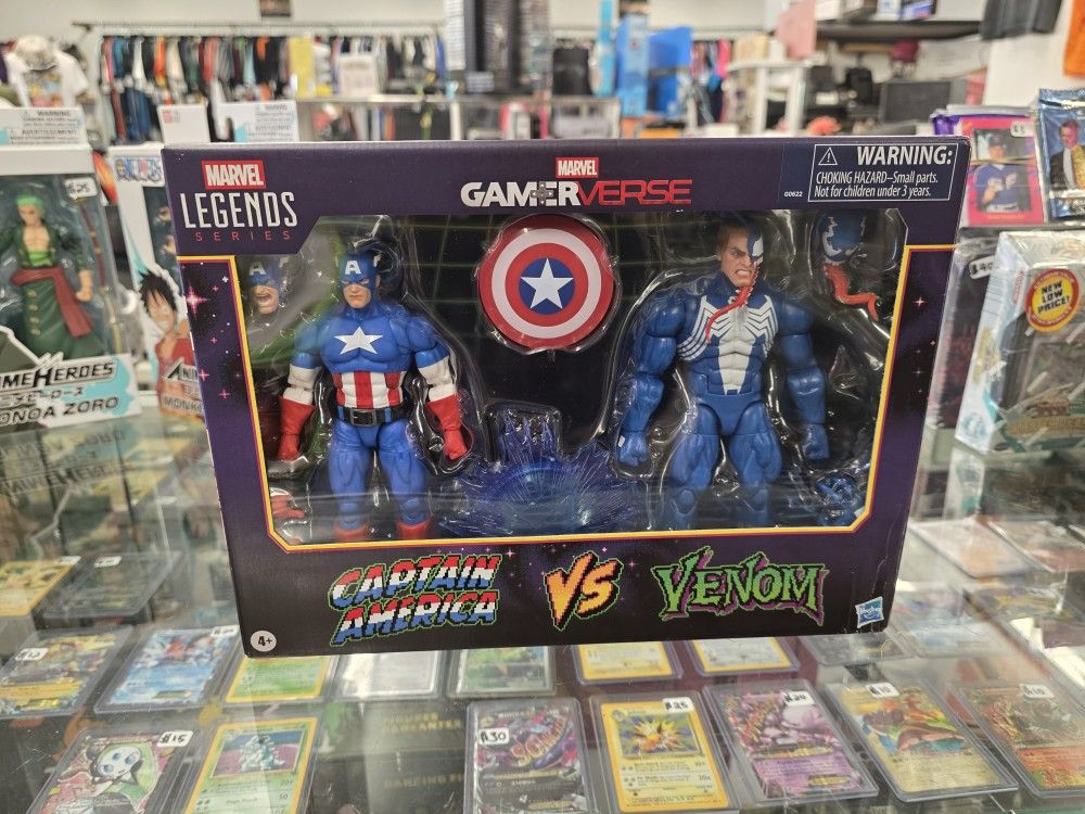 Marvel Legends Gamerverse Captain America Vs Venom
