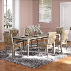 Aristia 8 - Piece Extendable Dinning Set 