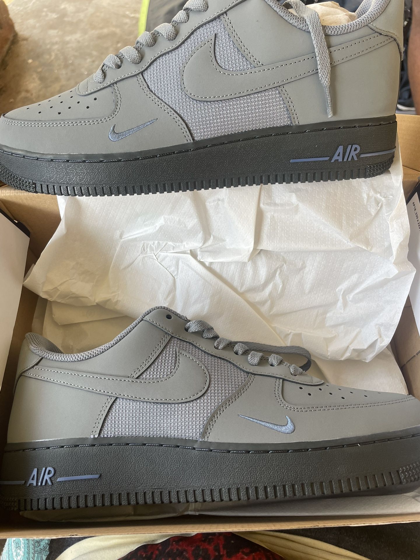 Brand New Black/blue/gray Forces Never Worn