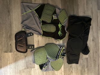 Used Adult's Integrated 5-Pad Football Girdle  , Adult's Integrated Upper Body Protection