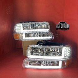 Chevy Silverado 1999. 2002 Headlights.