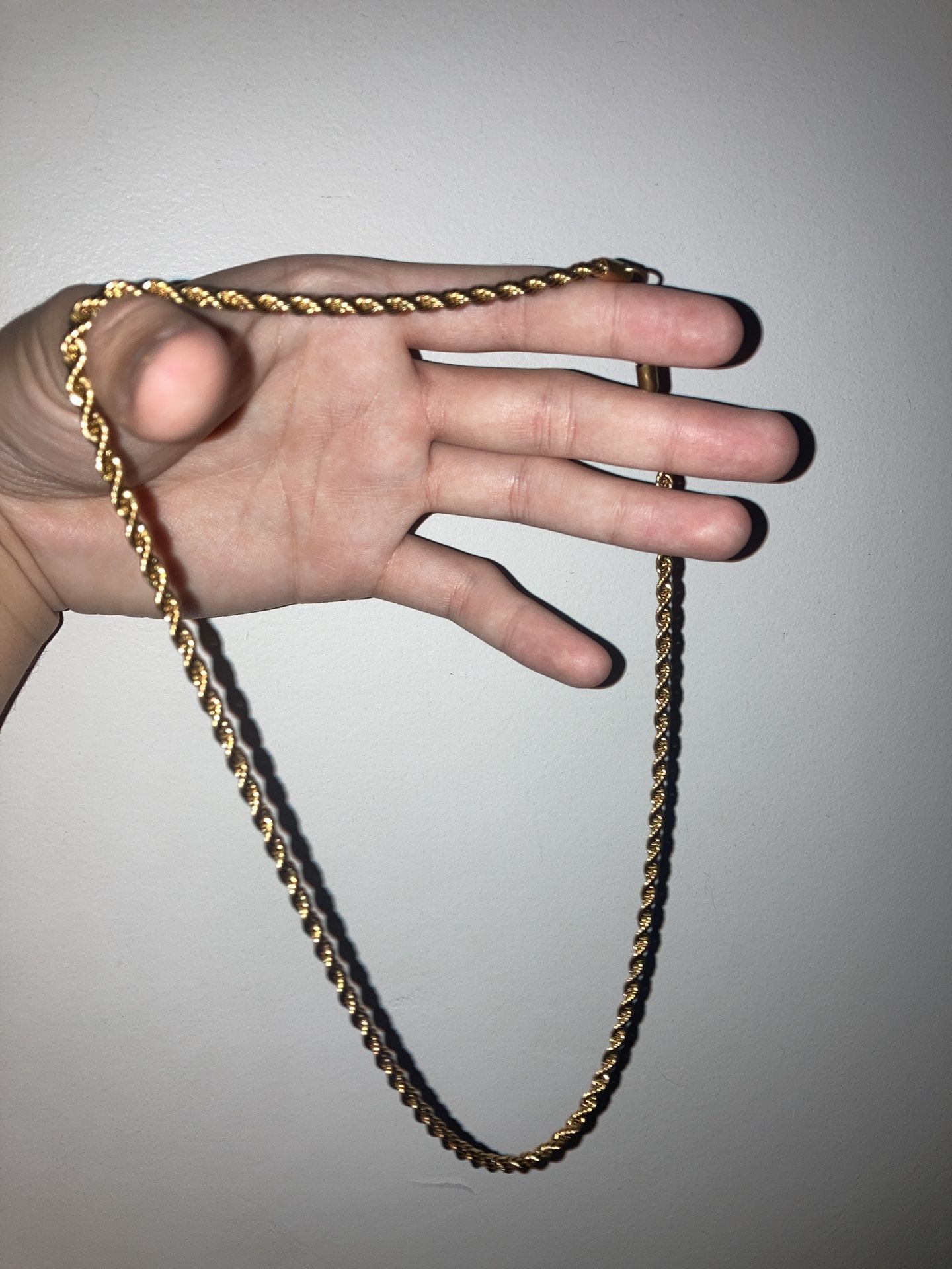 Gold Plated Chain - 22 Inches