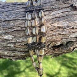 Indian Abalone Choker W Sterling Silver Findings With A 2 Inch Extender To Create Different Sizes