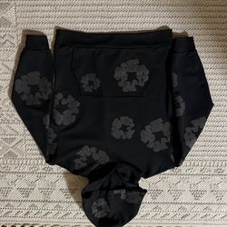 Black denim tears hoodie size S