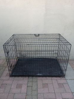 Dog cage.