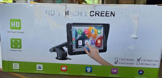 HD Touch Screen 9 In Screen with 2.5 Dash Cam Car Play