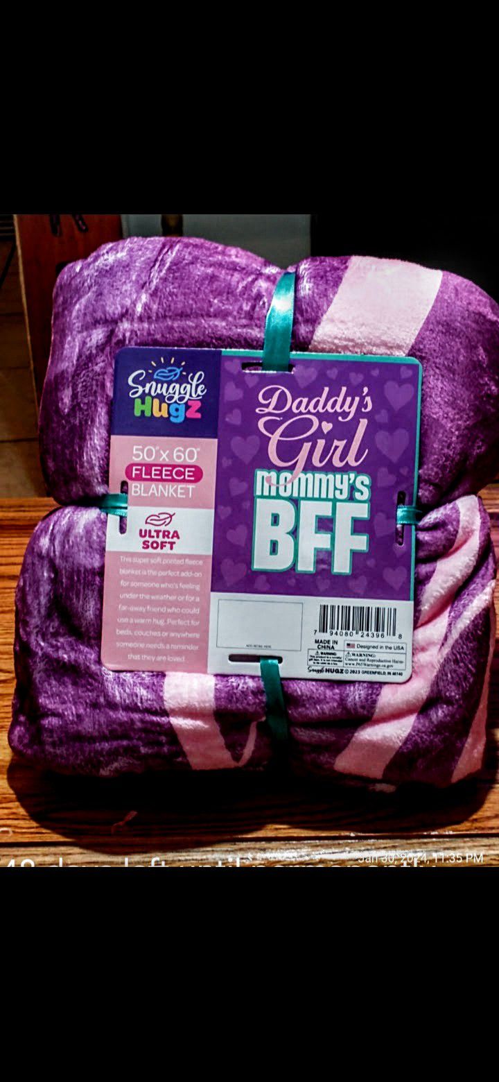 Daddy's Little Girl Fleece Blanket 
