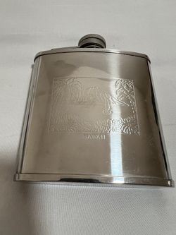 New Hawaii Stainless Steel 5oz Flask