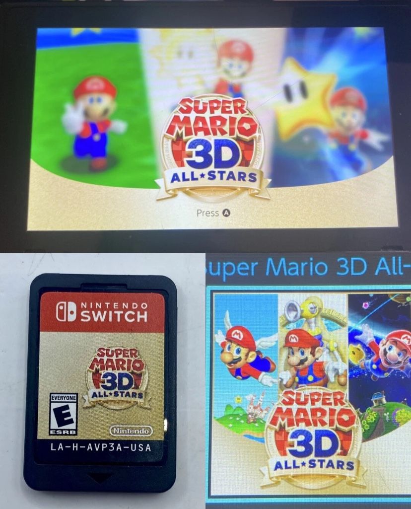 Super Mario 3D All-Stars - Nintendo Switch CART ONLY Rare 64 Sunshine Galaxy