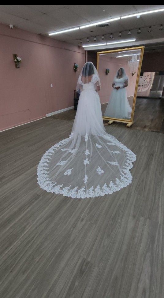 Wedding Long Tail - White
