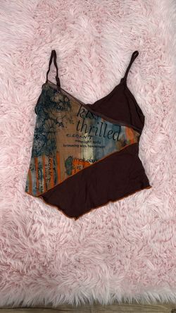 Graphic Print Spaghetti Strap Cami Top (small)