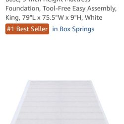 King Size Smart Box Spring Brand New In Box