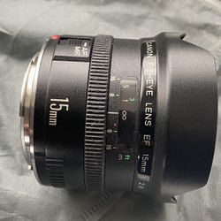 Fisheye Canon 15mm 2.8 Lens