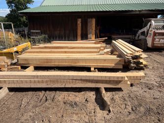 Rough cut lumber