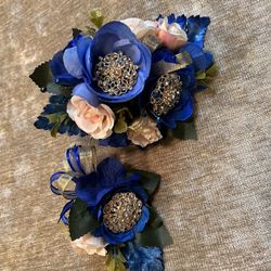Blue Corsage 
