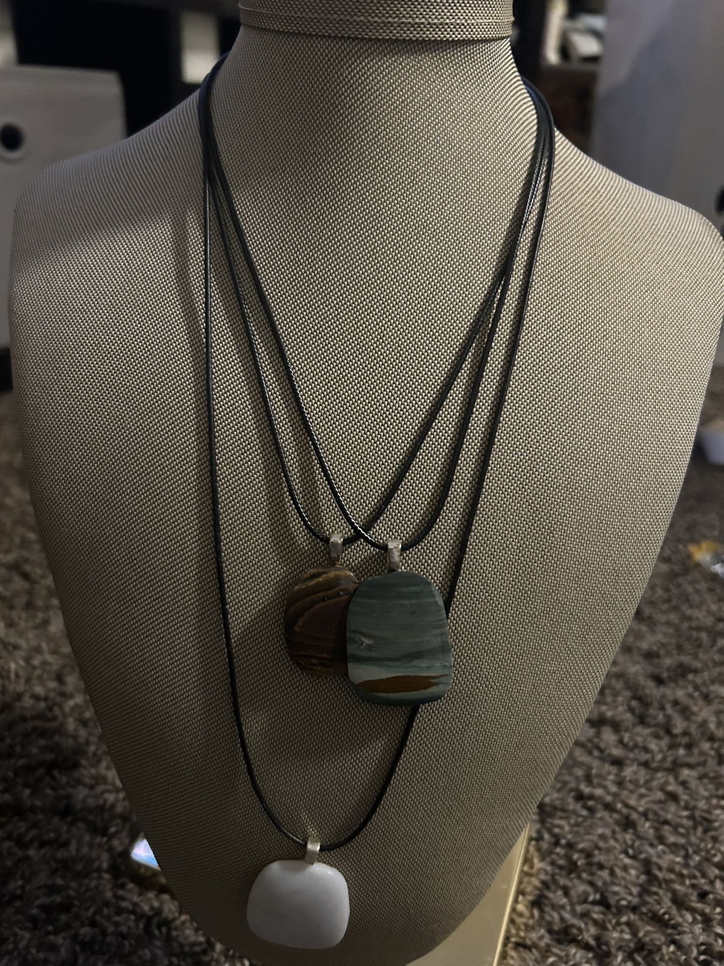 Designer rock necklace