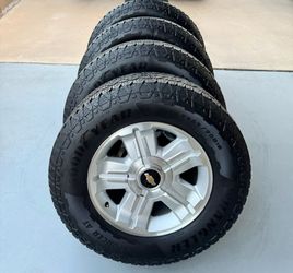 Awesome Set 👍 Chevy Z71 Silverado Tahoe Suburban 18" Wheels and Goodyear LT Tires